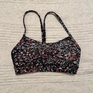 Patterned padded lululemon sports bra